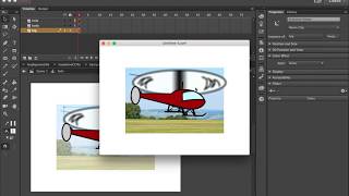 Animate a Flying Helicopter Adobe Animate CC Tutorial