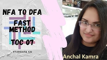 Conversion of nfa to dfa example | NFA TO DFA convert | converting ndfa to dfa new example | Toc 07