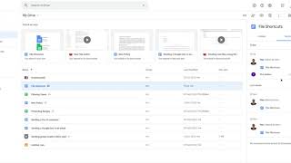 Google Drive - Activity Window