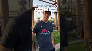 Mini Golf Tournament #3 1v1 Match (Hole 9) #golf #minigolf #viral #puttputt #sports #puttputtgolf