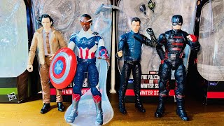 Hasbro Marvel Legends Disney+ Wave Captain America, Winter Soldier, U.S. Agent & Loki Figure Review