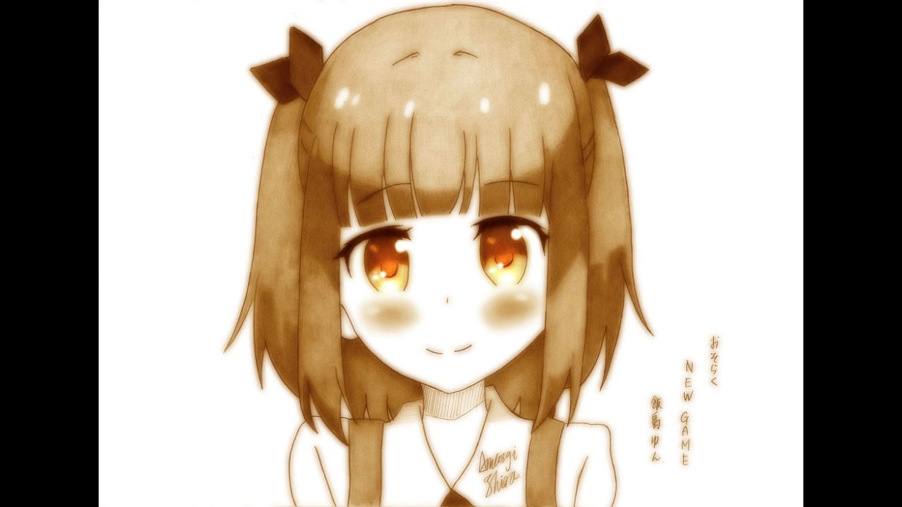 NEW GAME!　おそらく130分で飯島ゆん描いてみた