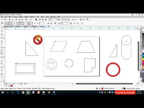 Video Học Corel DRAW: Làm việc với các công cụ vẽ hình cho... - YouTube
