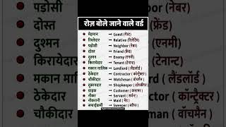 Daily use english sentences | Learn english speaking | Spoken english Practice | english speaking