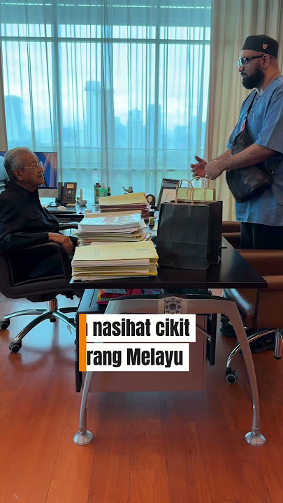 Tok singa hadiahkan produk untuk Tun Mahathir Mohamad,ada nasihat cikit last oleh Tun M #tunmahathir