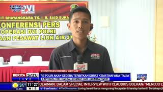 Tim DVI akan Keluarkan Surat Kematian untuk WNA Korban Lion