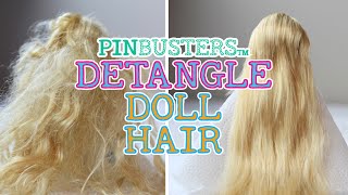 How To Detangle Doll Hair // TESTING ANOTHER PINTEREST PIN!