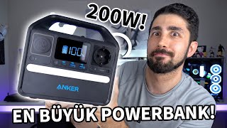 200W Destekli̇ En Büyük Powerbank Telefonu 15 Kez Şarj Edi̇yor Anker 521 Powerhouse 