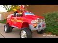 Kids Fire Truck Unboxing and Review - Dodge Ram 3500 Ride On Fire Truck!