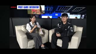 KT PETER POST , GAME INTERVIEW AFTER WIN OVER MKOI , SWISS STAGE DAY 1