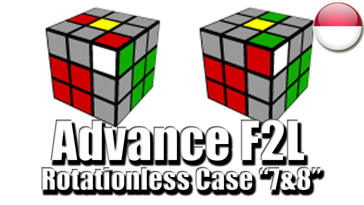 Advance F2L Rotationless Case "7 & 8" 3 YouTube