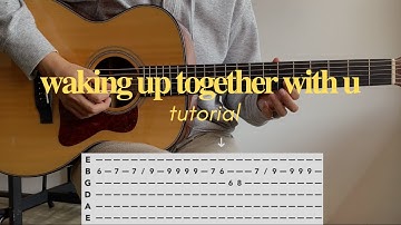tutorial solo gitar waking up together with you - ardhito pramono