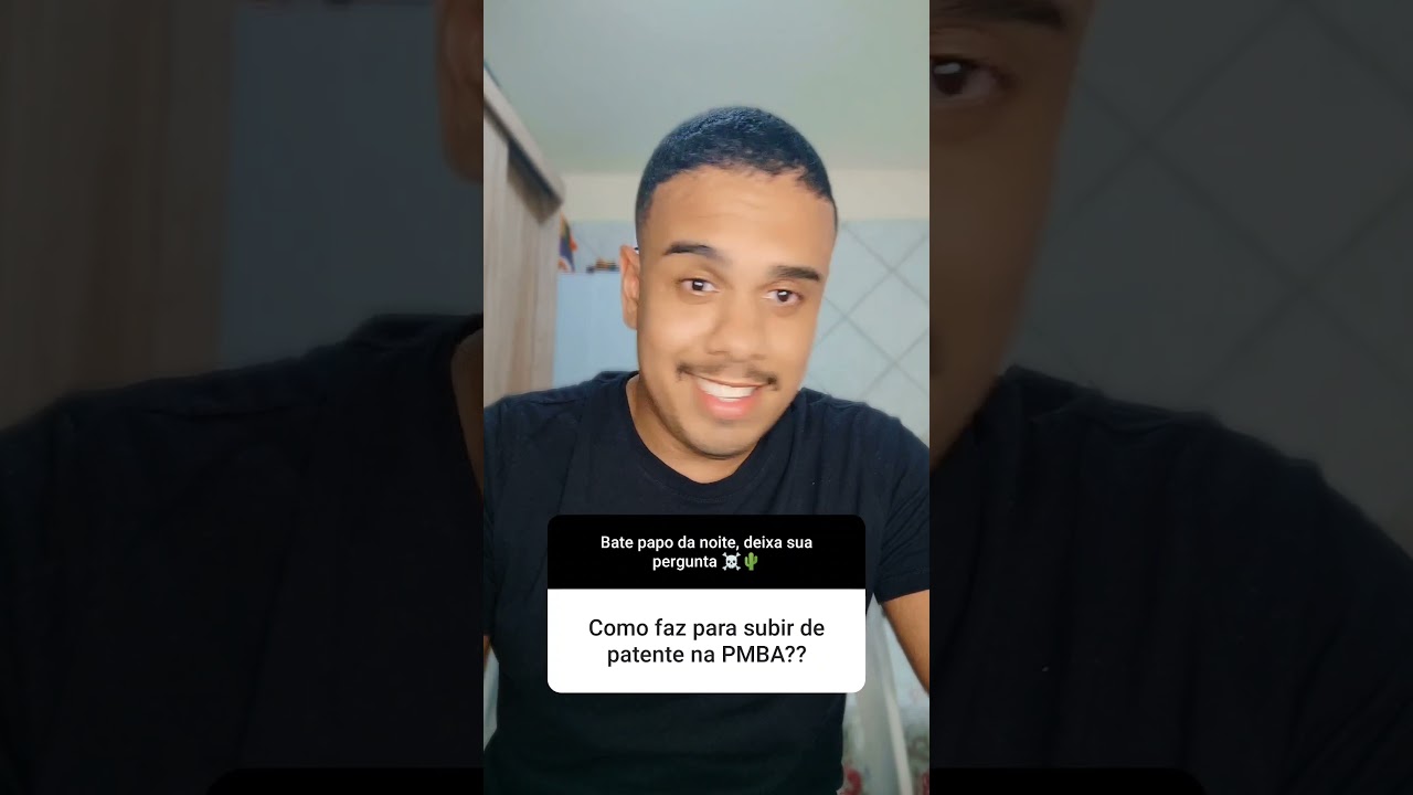 segredo de como subir de patente na pmba 