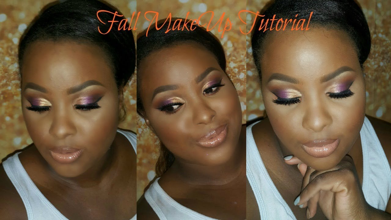 FALL INSPIRED MAKEUP TUTORIAL - YouTube