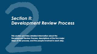 Development Review Handbook -- Section II -- 2/5
