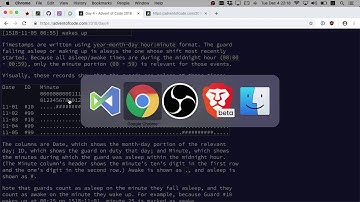 Advent of Code 2018 Day 4: Repose Record