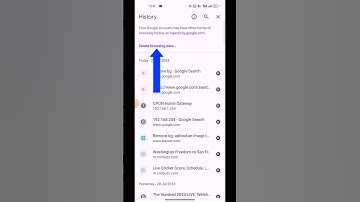 Chrome ki History kaise Delete kare mobile | How to Delete Google Chrome History in Hindi