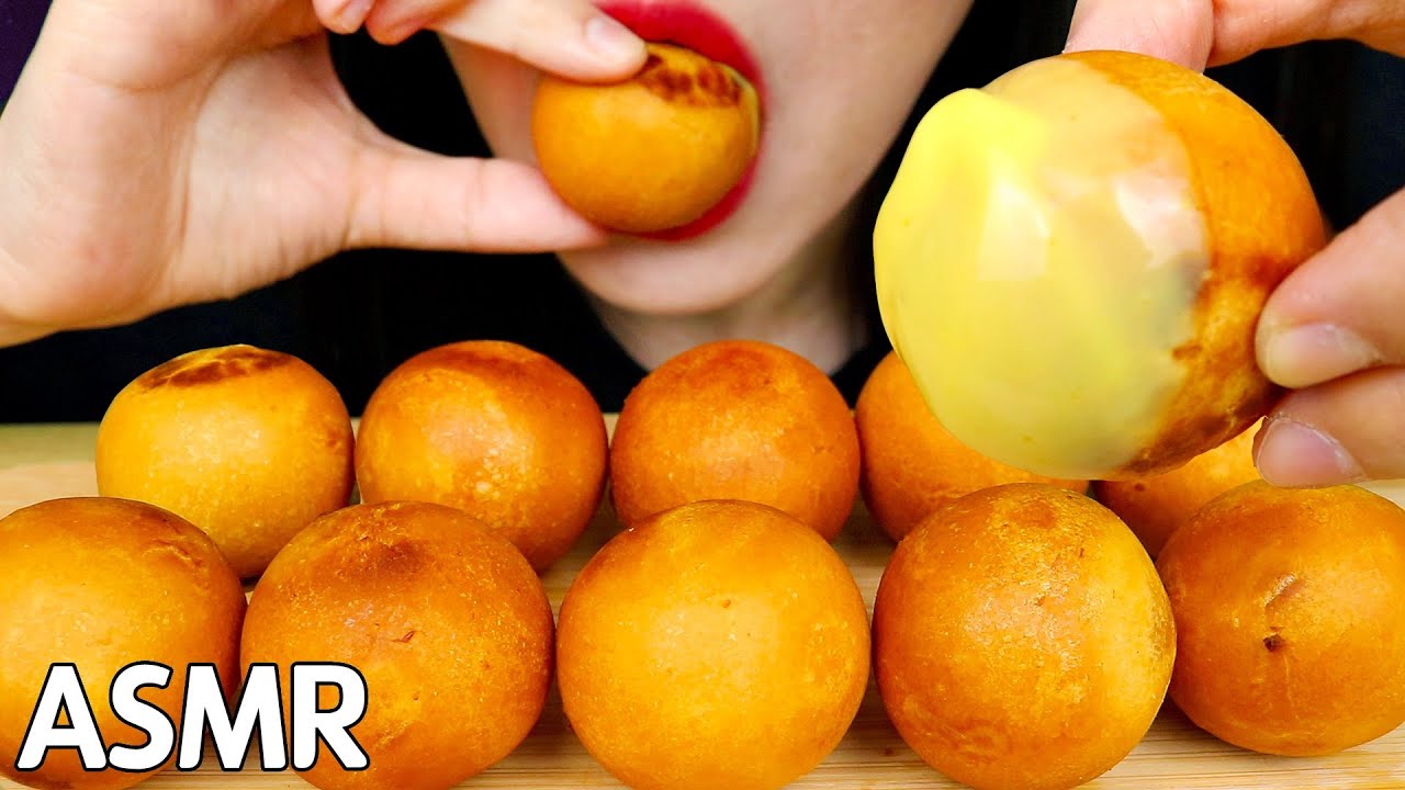 ASMR CHEESE BALLS MUKBANG 치즈볼 먹방 咀嚼音チーズボール NO TALKING EATING SOUNDS