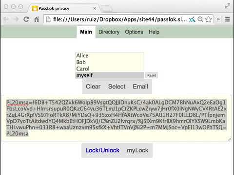 Decoy mode in PassLok 2.0