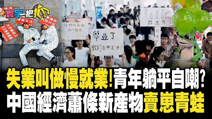 【#寰宇一把抓】P4 “失业叫做慢就业！”青年躺平自嘲？中国经济萧条新产物“卖崽青蛙” 20230713｜@globalnewstw - 天天要闻