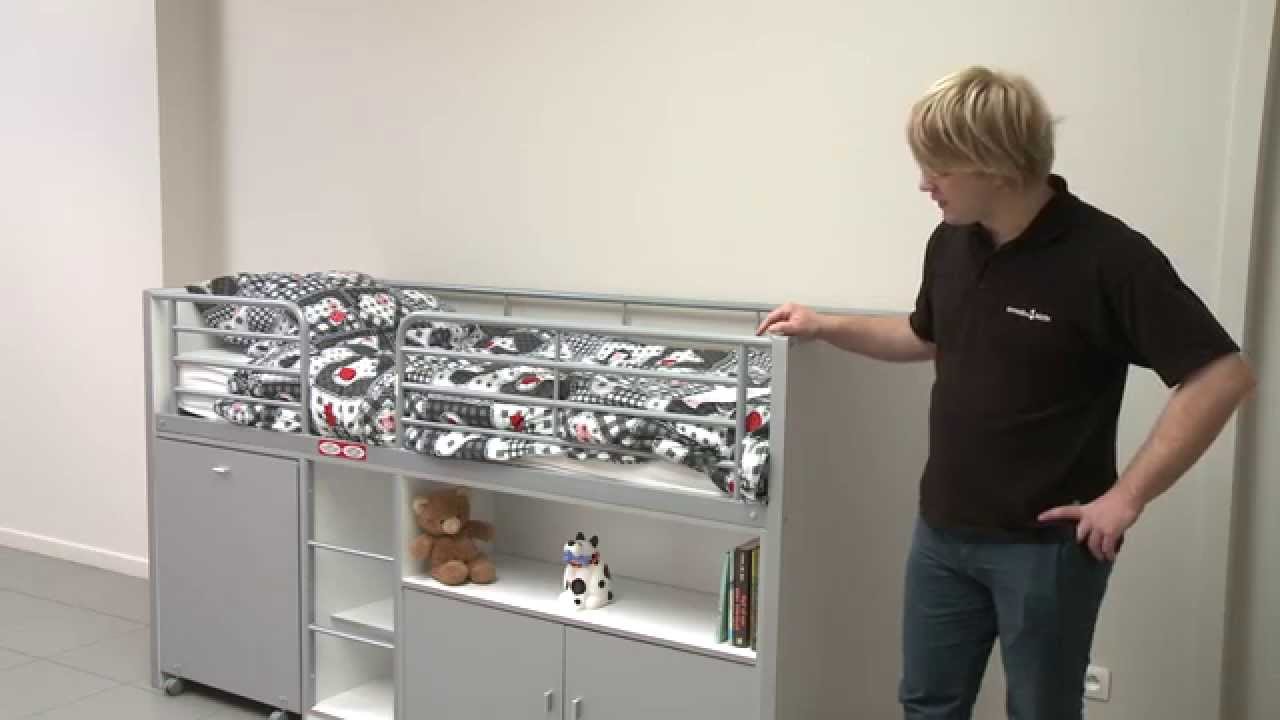Halfhoogslaper met bureau bonny 91 productbeschrijving youtube