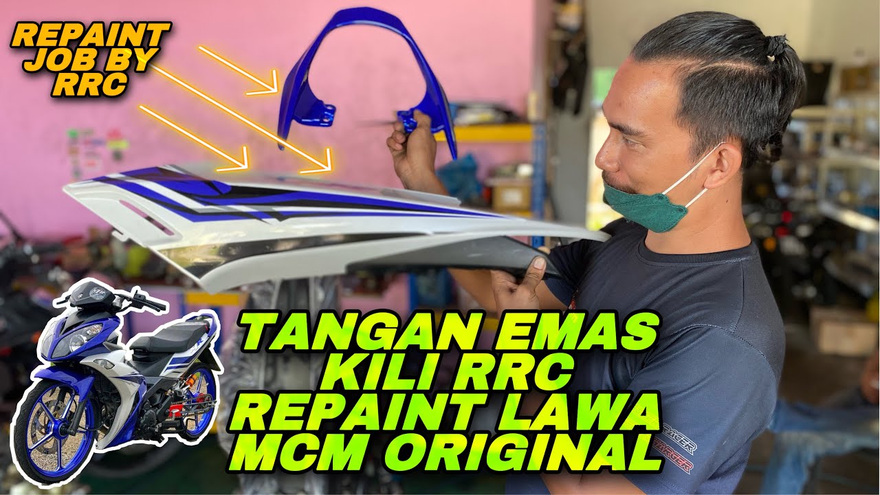 COVERSET X1R REPAINT SIAP ENJIN DAH HIDUP GAIS PROJEK LC135 RESTORE