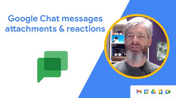 Google Chat messages, attachments and reactions