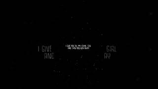 Trinidad Cardona - Love Me Back Black Screen Lyrics