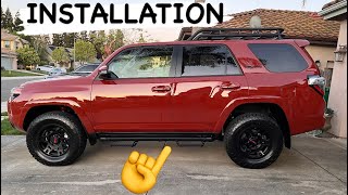 PREDATOR running boards installation on my 2024 Toyota 4runner TRD PRO #trdpro #toyota