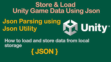 How to save and load game data in unity using Json.