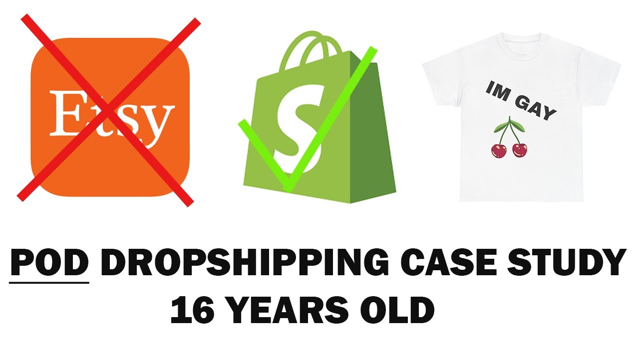 Print On Demand Dropshipping Store Case Study At 16 Years Old!