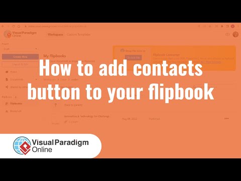 How to Add Contacts Button to your Flipbook