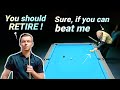 Confident Young Player Thinks He Can Send EFREN REYES into RETIREMENT