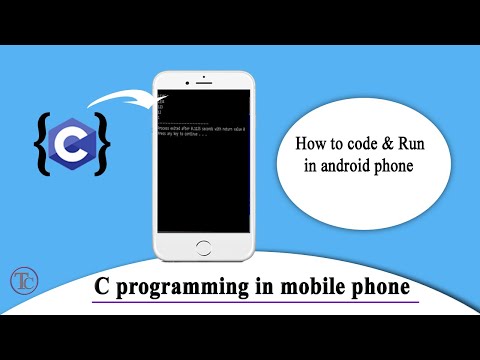 How to code in Mobile phone || programming on mobile phone