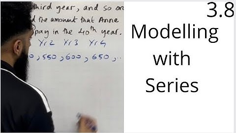 Edexcel A Level Maths: 3.8 Modelling with Series