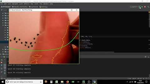 Opencv and Neural Network - Real time data Fitting
