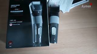 tondeuse cheveux  فتح و تجربة ماكينة الحلاقة BABYLISS E785E hair clipper E786E