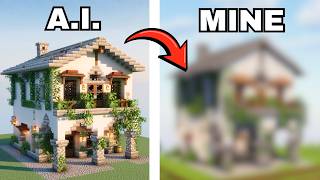 I Tried to Recreate 3 A.I. Generated Builds in MINECRAFT #2