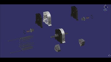 CATIA: 2-ROTOR ENGINE - DMU FITTING