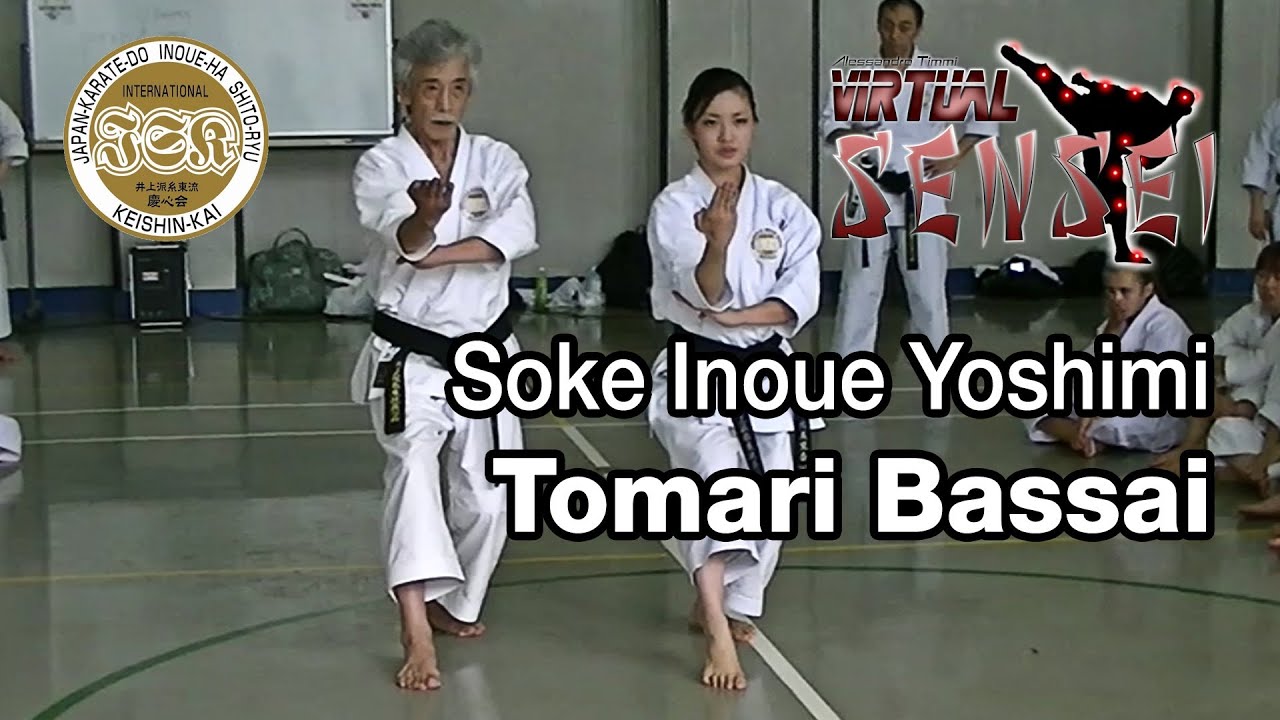 Soke Inoue Yoshimi teaching kata Tomari Bassai - Summer Camp 2013