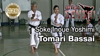 Soke Inoue Yoshimi teaching kata Tomari Bassai - Summer Camp 2013