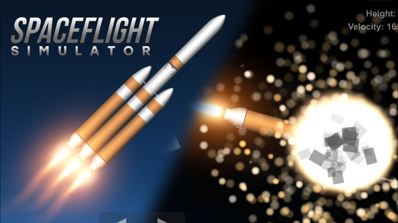 Delta IV Heavy Explore Full video mission failed _ Spaceflight Simulator gameplay satéllite