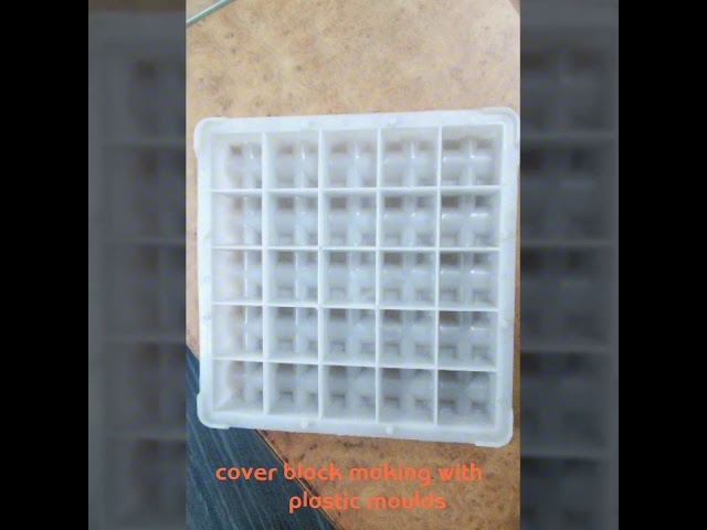 Test Cube Mould PVC