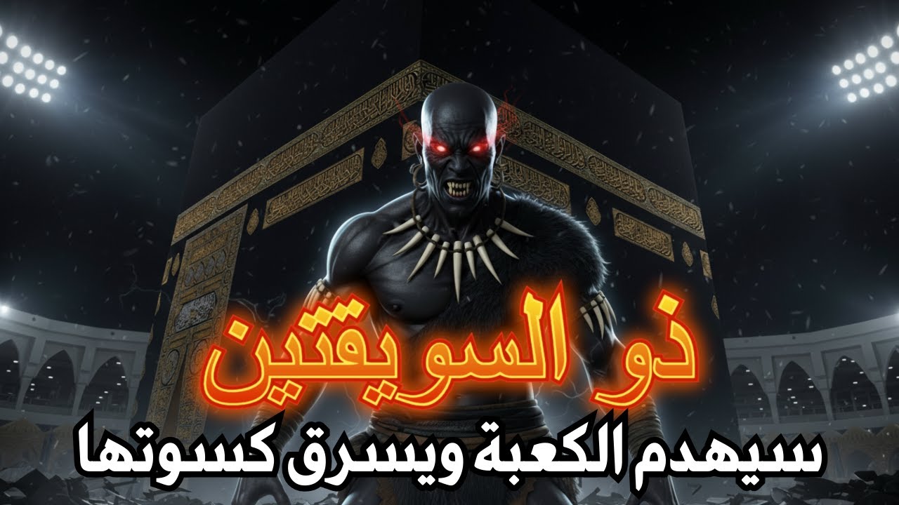 من هو ذو السويقتين الذى سيهدم الكعبة ويسرق كسوتها فى اخر الزمان؟