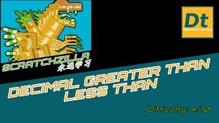 Scratch Programming: Decimal Greater Than Less Than