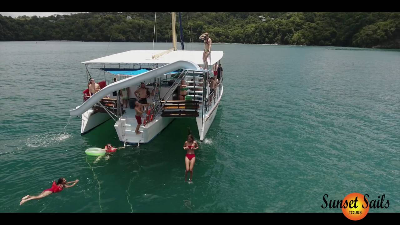 Catamaran Tour in Manuel Antonio Costa Rica with Sunset Sails Tours