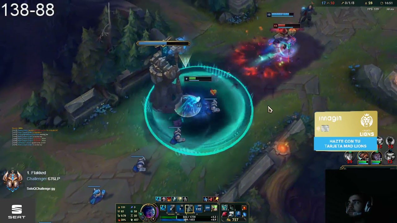 FLAKKED ESCUPE A KHAN - getFlakked | Twitch Vault LoL Español