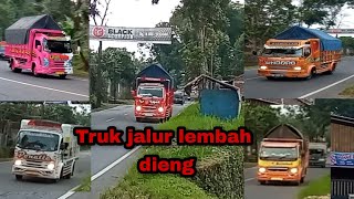 Hunting truk Wonosobo || hunting truk di tikungan tajam
