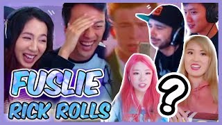 Fuslie Rickrolls Friends Ft. Justfriends & Offlinetv