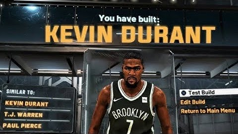 Best Overpowered Kevin Durant Build in 2k20!!!